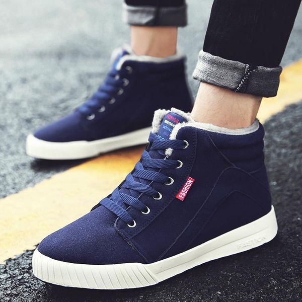 ankle boots warm men snow boots winter lace-up men shoes nice vogue fashion flock plush winter size 38-57 .10, Black
ankle boots warm men snow boots winter lace-up men shoes nice vogue fashion flock plush winter size 38-57 .10, Black