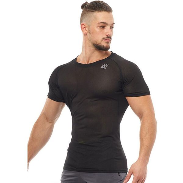 2019 brand mens muscle sport running t-shirt bodybuilding fitness men breathable mesh t-shirt training short sleeve t shirt, Black;blue
2019 brand mens muscle sport running t-shirt bodybuilding fitness men breathable mesh t-shirt training short sleeve t shirt, Black;blue