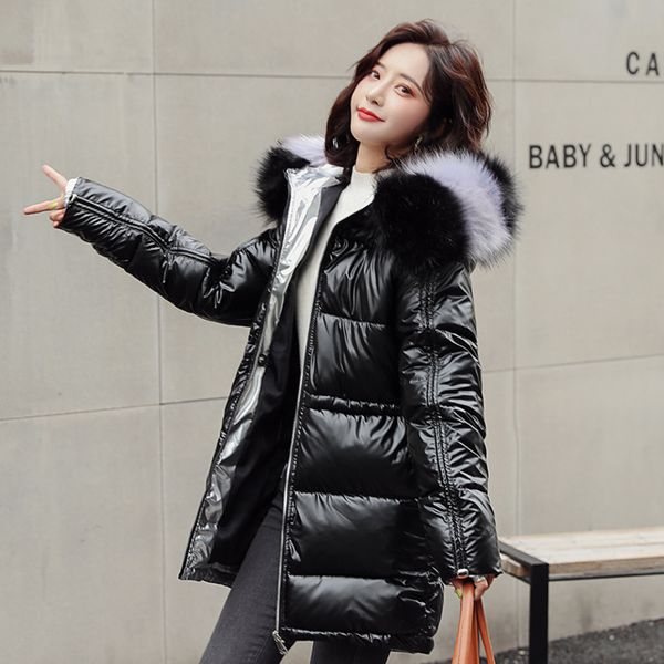 women's down & parkas winter coat jacket 2021 -30 degrees warm parker slim hooded fur collar waterproof thick, Black
women's down & parkas winter coat jacket 2021 -30 degrees warm parker slim hooded fur collar waterproof thick, Black