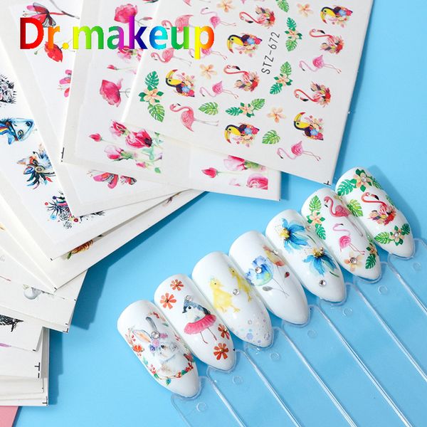 dr.makeup 15 sheet nail stickers water transfer cartoon flamingo owl cute animal designs nail art slider manicure decoration, Black
dr.makeup 15 sheet nail stickers water transfer cartoon flamingo owl cute animal designs nail art slider manicure decoration, Black