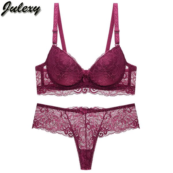 julexy new b c cup thong women bra set bra brief set hollow out underwear panty intimates bralette, Red;black
julexy new b c cup thong women bra set bra brief set hollow out underwear panty intimates bralette, Red;black