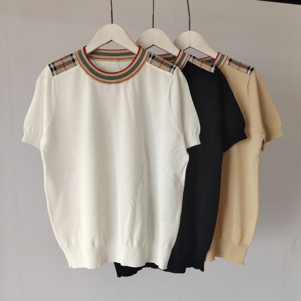 women's summer new pullover sweater thin ice silk round neck slim short sleeve t-shirt ing, White
women's summer new pullover sweater thin ice silk round neck slim short sleeve t-shirt ing, White