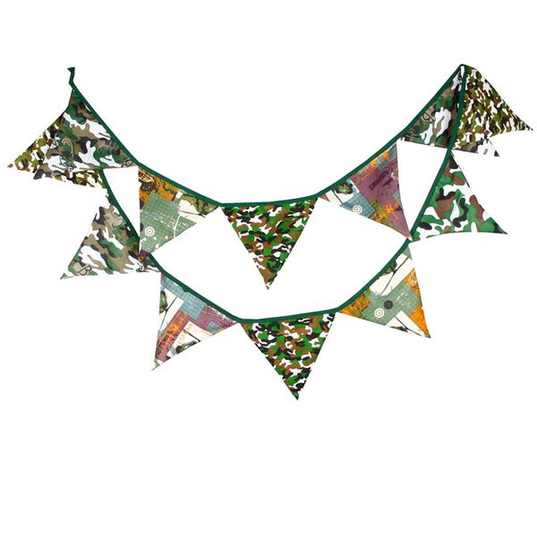 3.2m camouflage army green cotton banner flag pennant garland birthday party home room outdoor decor camping ornament kids gift
3.2m camouflage army green cotton banner flag pennant garland birthday party home room outdoor decor camping ornament kids gift