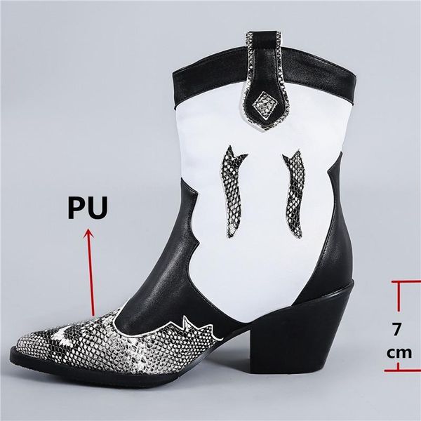outle otleather fedonas new patchwork pu women classic ankle boots fashion western boots party shoes woman plus size female high heels, Black
outle otleather fedonas new patchwork pu women classic ankle boots fashion western boots party shoes woman plus size female high heels, Black