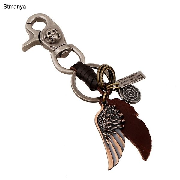 new fashion retro angel wings pendant key chain woven leather keychains alloy punk key rings jewelry for men women gift, Slivery;golden
new fashion retro angel wings pendant key chain woven leather keychains alloy punk key rings jewelry for men women gift, Slivery;golden
