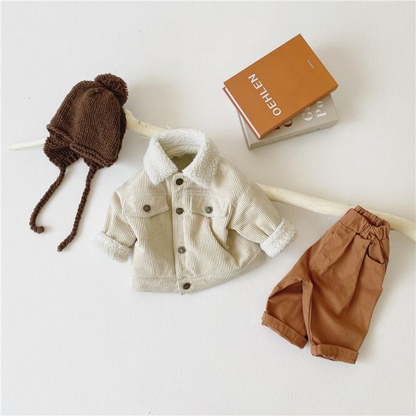 children's winter new korean baby children's thickened lamb wool coat baby corduroy jacket boys warm, Camo
children's winter new korean baby children's thickened lamb wool coat baby corduroy jacket boys warm, Camo