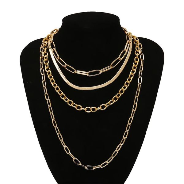 diezi bohemian multilayer gold color metal chain choker necklaces for women 2020 vintage punk party necklace jewelry new gifts, Silver
diezi bohemian multilayer gold color metal chain choker necklaces for women 2020 vintage punk party necklace jewelry new gifts, Silver