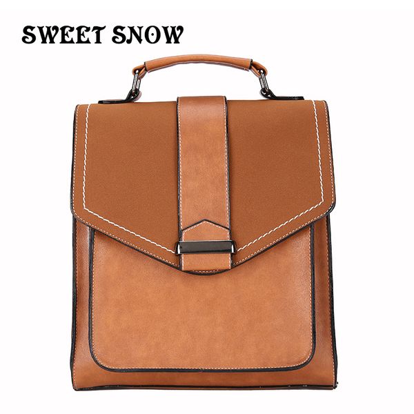 sweet snow new simple ladies backpack leisure college wind student back pack fashion retro multi-function backpacks for women
sweet snow new simple ladies backpack leisure college wind student back pack fashion retro multi-function backpacks for women