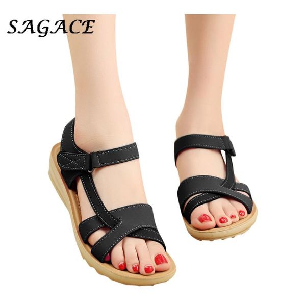 sagace shoes women leather sandals open toe shoes breathable summer woman beach sandals ladies wedge casual, Black
sagace shoes women leather sandals open toe shoes breathable summer woman beach sandals ladies wedge casual, Black