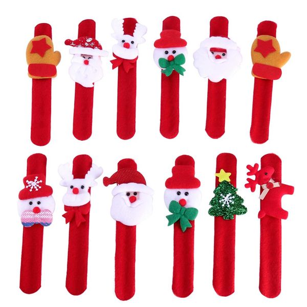 12pcs santa claus slap bracelet xmas christmas wristband snowman gift party decor pat hand circle random pattern
12pcs santa claus slap bracelet xmas christmas wristband snowman gift party decor pat hand circle random pattern