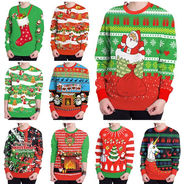 2018new arrival stylish christmas sweater sweatershirt men women novelty ugly female clothes, White;black
2018new arrival stylish christmas sweater sweatershirt men women novelty ugly female clothes, White;black