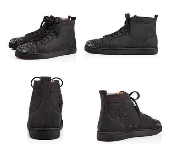 fashion luxury casual shoes red bottom sole ace glitter rivet studded spikes bead leather high party man brand design flats loafers, Black
fashion luxury casual shoes red bottom sole ace glitter rivet studded spikes bead leather high party man brand design flats loafers, Black