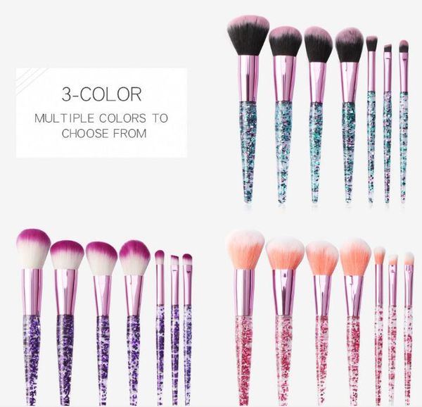 7pcs crystal makeup brushes set foundation/eyeshadow brushes diamond make up brush kits colorful cosmetic tool
7pcs crystal makeup brushes set foundation/eyeshadow brushes diamond make up brush kits colorful cosmetic tool