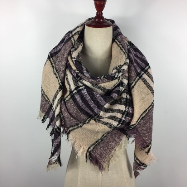 2019 women plaid new grid tassel design check oversized triangle shawl tartan scarf winter neckerchief cashmere scarves wraps xttsr, White;black
2019 women plaid new grid tassel design check oversized triangle shawl tartan scarf winter neckerchief cashmere scarves wraps xttsr, White;black