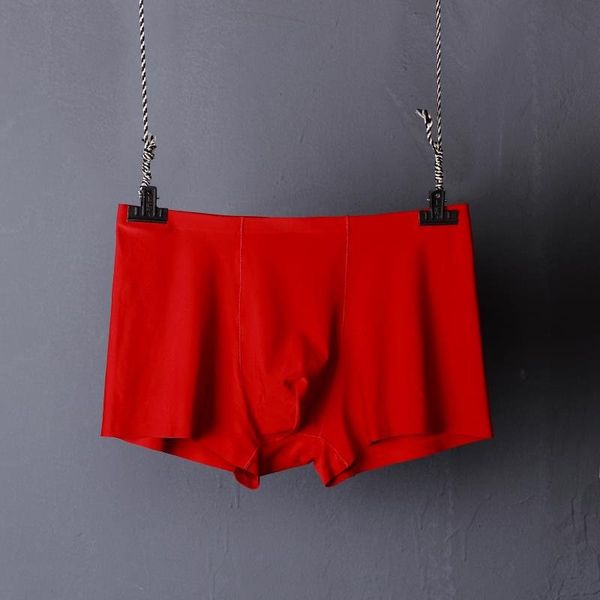 2019 men's all-breathable nnderwear light thin solid color ice silk boxer briefs, Black;white
2019 men's all-breathable nnderwear light thin solid color ice silk boxer briefs, Black;white