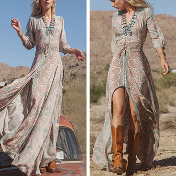 мода женщины лето boho шифон сплит длинное платье вечерние пляжные платья макси сарафан, Black;gray
мода женщины лето boho шифон сплит длинное платье вечерние пляжные платья макси сарафан, Black;gray