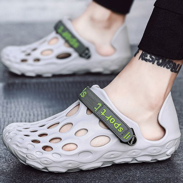 men's clog fashion summer shoes hollow beach sandals flat nonslip sandals water swimming footwear, Black
men's clog fashion summer shoes hollow beach sandals flat nonslip sandals water swimming footwear, Black