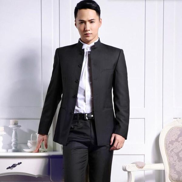 wholesale- custom made men suits fashion groom suit tuxedos black mandarin collar wedding formal business occasions suits(jacket+pants, White;black
wholesale- custom made men suits fashion groom suit tuxedos black mandarin collar wedding formal business occasions suits(jacket+pants, White;black