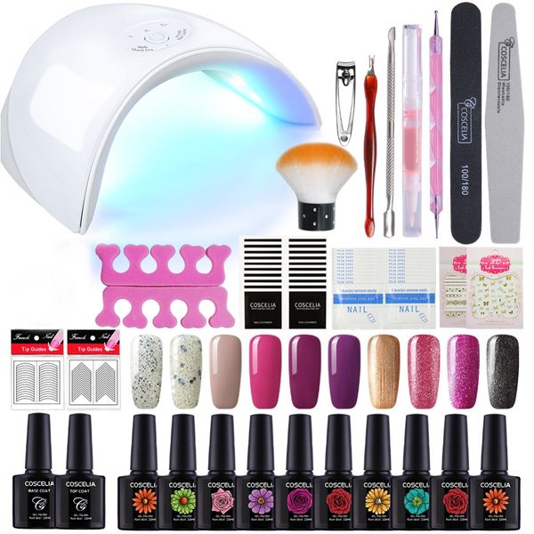 manicure set kit uv lamp 24/36w led nail lamp dryer 8/10pc gel varnish nail art tools gel set for manicure for nails
manicure set kit uv lamp 24/36w led nail lamp dryer 8/10pc gel varnish nail art tools gel set for manicure for nails
