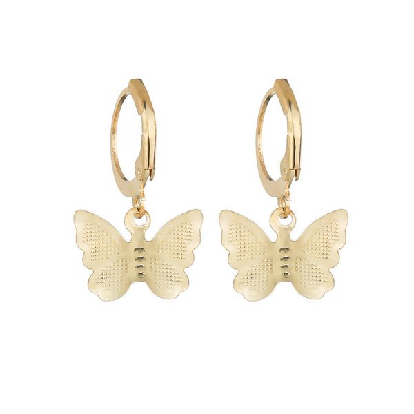 fashion scrub butterfly drop earrings for women gold color dangle earrings 2020 simple animal earring girls jewelry accessories, Silver
fashion scrub butterfly drop earrings for women gold color dangle earrings 2020 simple animal earring girls jewelry accessories, Silver