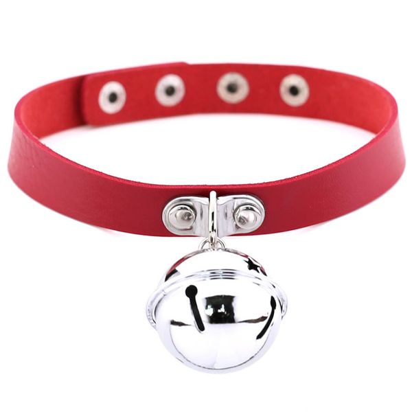 selling multi-color bell charms choker necklace goth leather choker collar jewelry for woman girls gift, Golden;silver
selling multi-color bell charms choker necklace goth leather choker collar jewelry for woman girls gift, Golden;silver