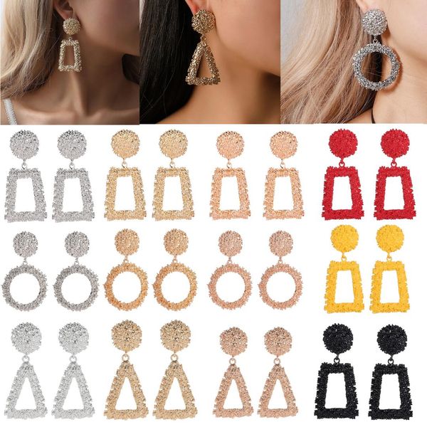 sexemara big vintage earrings for women gold silver black geometric statement earring 2019 metal earing hanging fashion jewelry
sexemara big vintage earrings for women gold silver black geometric statement earring 2019 metal earing hanging fashion jewelry