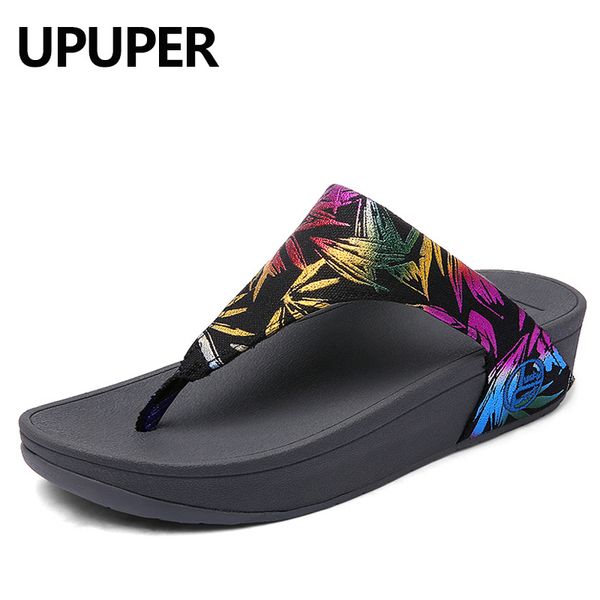 upuper summer women slippers sandals canvas printing women flip flops wedges beach shoes for famale indoor slippers, Black
upuper summer women slippers sandals canvas printing women flip flops wedges beach shoes for famale indoor slippers, Black