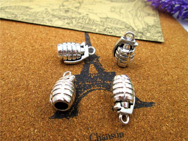 15pcs-- 22x13x12mm grenades charm silver tone 3d grenades charm diy charms pendants, Bronze;silver
15pcs-- 22x13x12mm grenades charm silver tone 3d grenades charm diy charms pendants, Bronze;silver