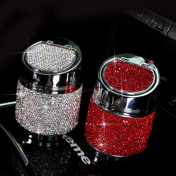 universal diamond car ashtray box with lid multi-functional creative crystal bling drill car ashtray cup holder accessories
universal diamond car ashtray box with lid multi-functional creative crystal bling drill car ashtray cup holder accessories