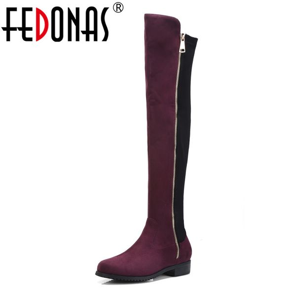 fedonas over the knee high boots for women thick heels long motorcycle boots fashion stretch shoes woman autumn winter new, Black
fedonas over the knee high boots for women thick heels long motorcycle boots fashion stretch shoes woman autumn winter new, Black