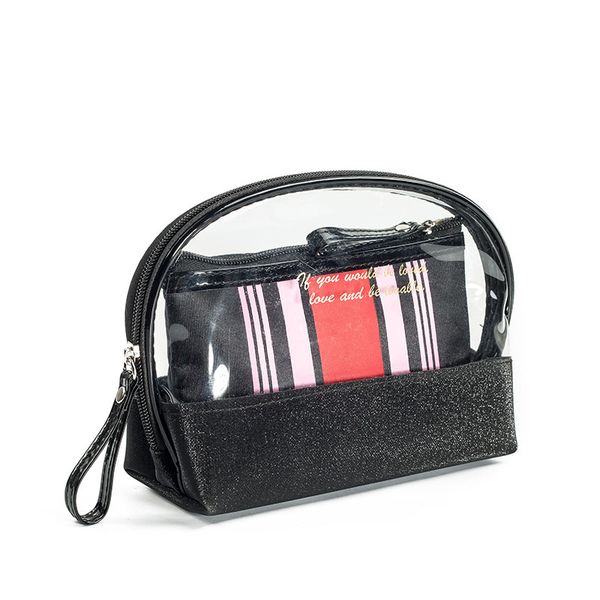 women large capacity women organizer bag 2pcs panelled lady cosmetic bags travel organizer pockets female makeup bag 
women large capacity women organizer bag 2pcs panelled lady cosmetic bags travel organizer pockets female makeup bag