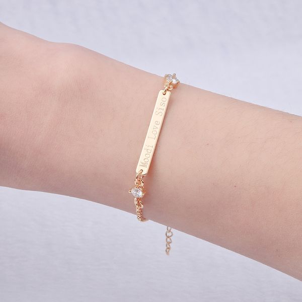 crystal 30*4 mm bar bracelet custom engraved name personalized initial bracelet with zirconia bracelet for women etsy s915, Black
crystal 30*4 mm bar bracelet custom engraved name personalized initial bracelet with zirconia bracelet for women etsy s915, Black