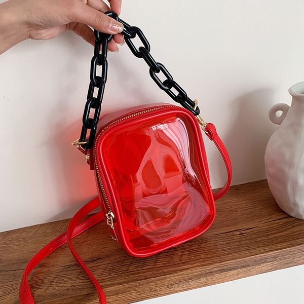 2020 new shoulder bag women's casual fashion korean version of the portable jelly bag messenger transparent small square
2020 new shoulder bag women's casual fashion korean version of the portable jelly bag messenger transparent small square