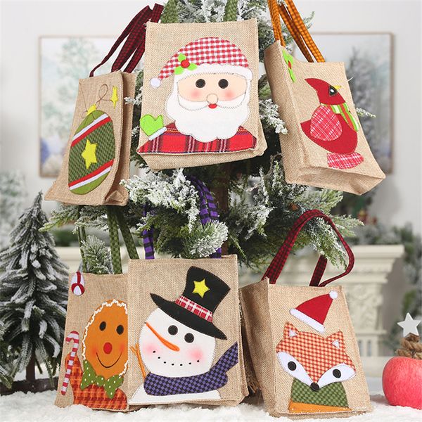 burlap appliqu gift bag new year snowman cartoon candy bag christmas balls santa claus christmas decorations tote af257
burlap appliqu gift bag new year snowman cartoon candy bag christmas balls santa claus christmas decorations tote af257