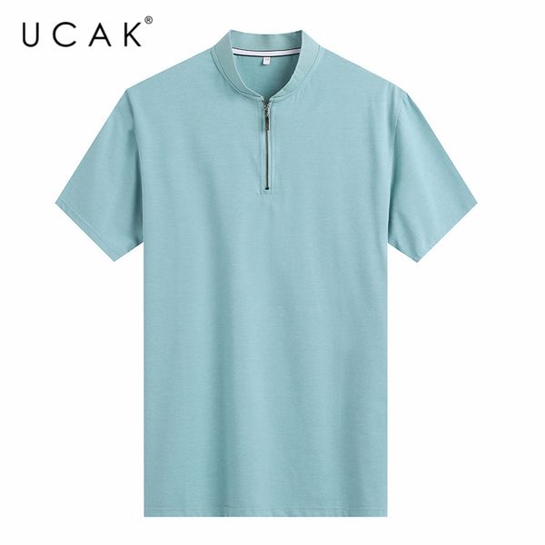 men's t-shirts ucak brand 2021 summer arrival solid color v-neck t shirt homme zipper streetwear clothing short sleeve tshirt u5276, White;black
men's t-shirts ucak brand 2021 summer arrival solid color v-neck t shirt homme zipper streetwear clothing short sleeve tshirt u5276, White;black