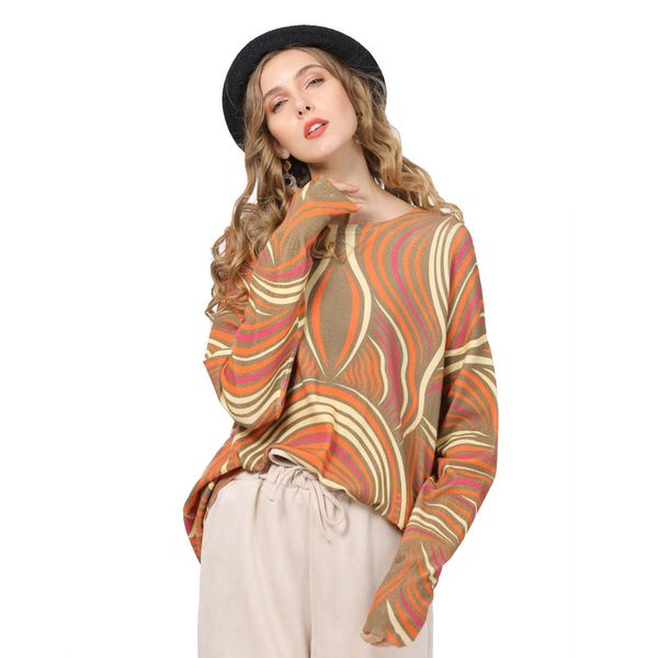 autumn plus-sized angora core-spun yarn printed sweters women invierno 2020 loose pullover knit long sleeve oversized d6322, White;black
autumn plus-sized angora core-spun yarn printed sweters women invierno 2020 loose pullover knit long sleeve oversized d6322, White;black
