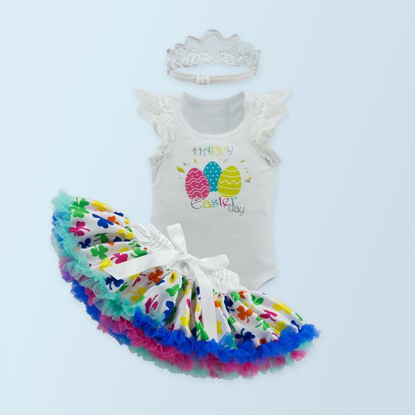 baby girls happy easter day letter print colorful eggs pattern sleeveless romper jumpsuit+tu tu skirt+crown 3pcs clothing set summer outfit, White
baby girls happy easter day letter print colorful eggs pattern sleeveless romper jumpsuit+tu tu skirt+crown 3pcs clothing set summer outfit, White