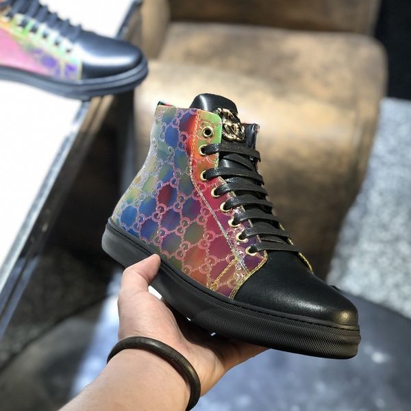 2020 d5 new fashion trend high casual men's shoes, comfortable luxury men's shoes original box packaging zapatos hombre, Black
2020 d5 new fashion trend high casual men's shoes, comfortable luxury men's shoes original box packaging zapatos hombre, Black