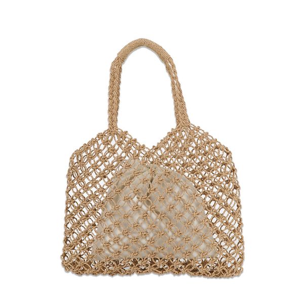 women's hollow woven tote female holiday beach bag casual open pocket shoulder bag
women's hollow woven tote female holiday beach bag casual open pocket shoulder bag