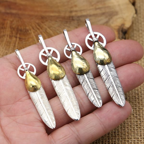 s925 silver takahashi goro jewelry vintage thai silver men's handmade personality feather eagle pendant
s925 silver takahashi goro jewelry vintage thai silver men's handmade personality feather eagle pendant
