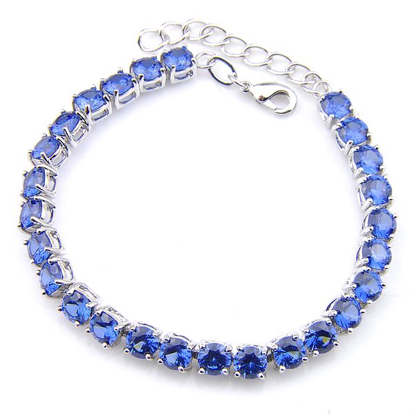 luckyshine new arrival 6 pcs / lot women jewelry row rhinestone round blue z gemstone silver plated wedding jewelry bracelet 8 inch, Golden;silver
luckyshine new arrival 6 pcs / lot women jewelry row rhinestone round blue z gemstone silver plated wedding jewelry bracelet 8 inch, Golden;silver