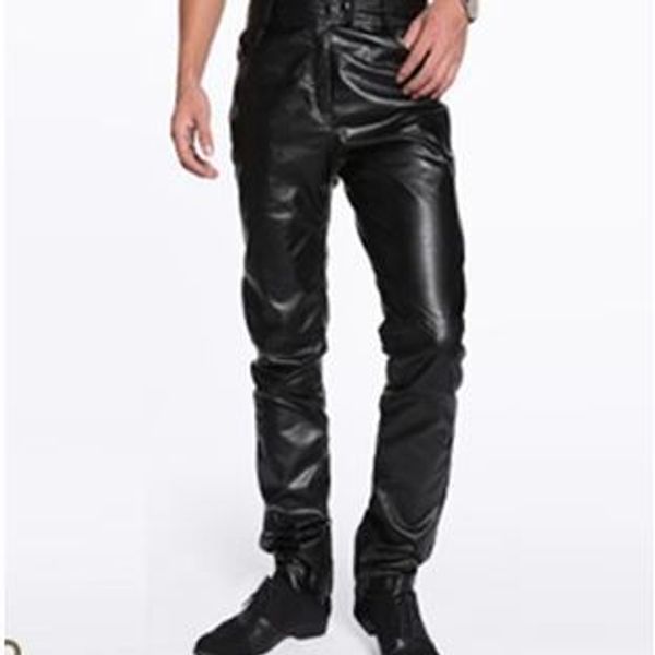 men leather pants korea slim fit casual men's 's leather pants tro, Black;red
men leather pants korea slim fit casual men's 's leather pants tro, Black;red