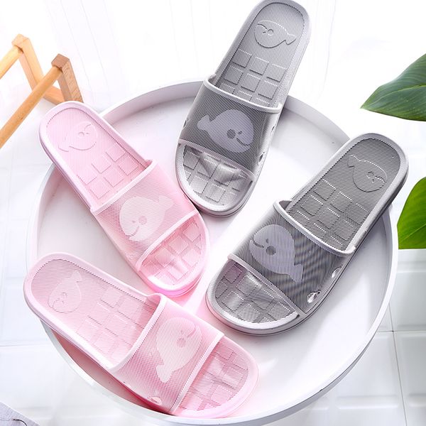 dolphin patterned slippers solid color pu material indoor household women's slippers non-slip men and women, Black
dolphin patterned slippers solid color pu material indoor household women's slippers non-slip men and women, Black
