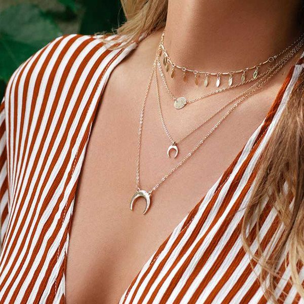 gold moon pendant necklace for women multicolor vintage boho statement necklace fashion women maxi party accessories, Silver
gold moon pendant necklace for women multicolor vintage boho statement necklace fashion women maxi party accessories, Silver