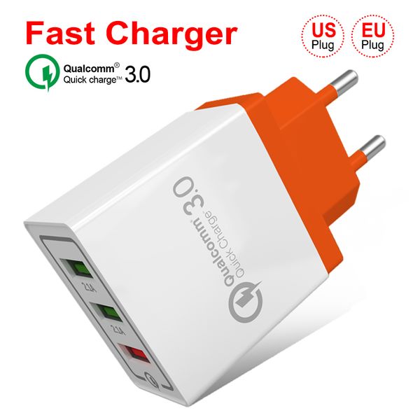 QC3.0 Быстрая зарядка 3Usb Ports Wall Charger 2.4A адаптер питания для мобильного телефона с роз
QC3.0 Быстрая зарядка 3Usb Ports Wall Charger 2.4A адаптер питания для мобильного телефона с роз