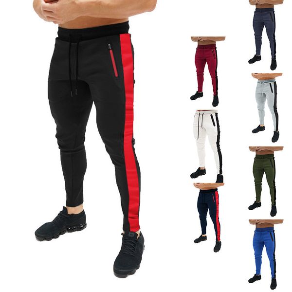 spring striped elastic waist pencil pants mens athletic casual harem designer jogging pants, Black
spring striped elastic waist pencil pants mens athletic casual harem designer jogging pants, Black