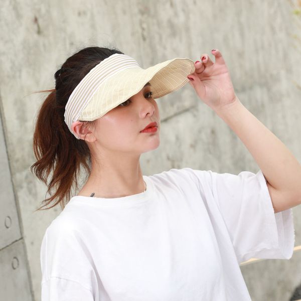 women summer foldable baseball cap adjustable wide brim sunhat with empty xrq88, Blue;gray
women summer foldable baseball cap adjustable wide brim sunhat with empty xrq88, Blue;gray