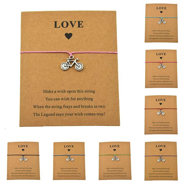 punk vintage sports bike bicycle charm bracelets love card adjustable wax cords rope cycling jewelry for women men gifts, Golden;silver
punk vintage sports bike bicycle charm bracelets love card adjustable wax cords rope cycling jewelry for women men gifts, Golden;silver