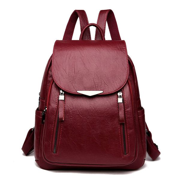 acelure casual female backpack pu leather women's backpacks large capacity school bag for girls teenager zipper leisure bags
acelure casual female backpack pu leather women's backpacks large capacity school bag for girls teenager zipper leisure bags