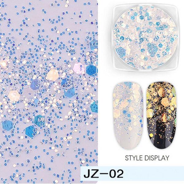 1 box nail shimmer glitter flakes sparkly 3d hexagon colorful sequins spangles polish manicure nails art decorations z2, Silver;gold
1 box nail shimmer glitter flakes sparkly 3d hexagon colorful sequins spangles polish manicure nails art decorations z2, Silver;gold